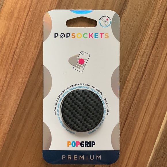 PopSocket PopGrip In Carbonite Weave - Picture 2 of 9